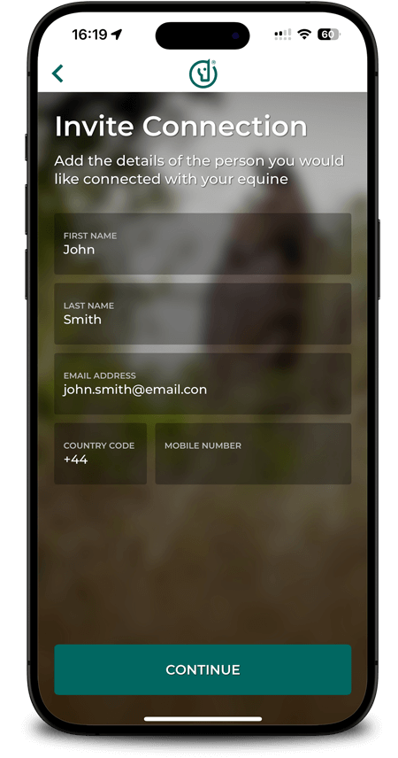 Ajouter des personnes connectées à votre cheval