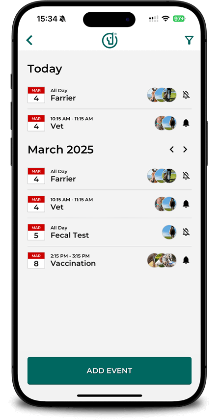 Rappel d'événement et de plan de soins